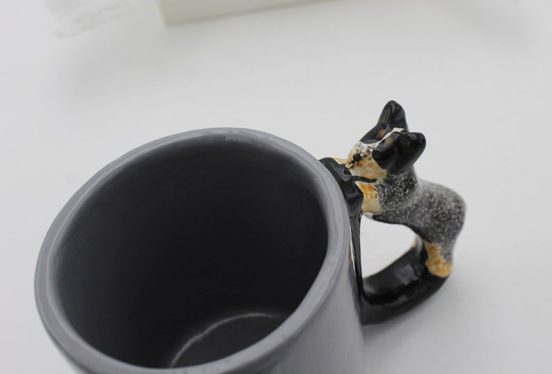 Blue Australian Cattle Dog Mug Blue Heeler Lover Coffee Cup Herding Dog Novelty Drinkware Bild 8