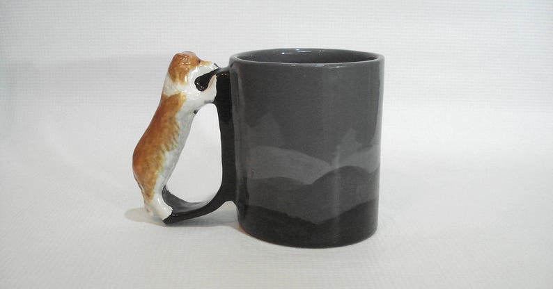 Rough Collie Mug Sable Shetland Sheepdog Lassie Dog Handle Etsy