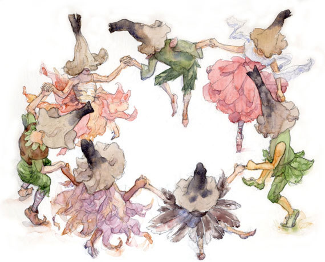 Notecard Fairy Ring Etsy