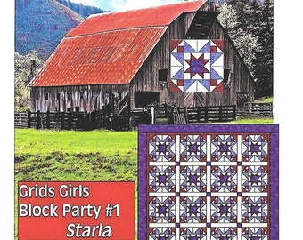 Grids Girls Block Party 1 Starla - Pattern only