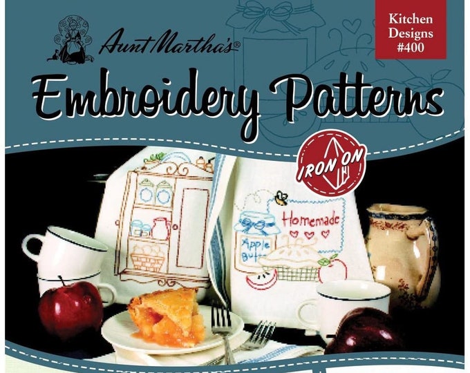 Aunt Martha's Embroidery Patterns - Kitchen Designs #400 - Etsy
