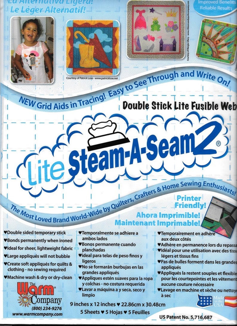 Lite Steam-A-Seam 2 - 5 Pack - Big Dog Sewing