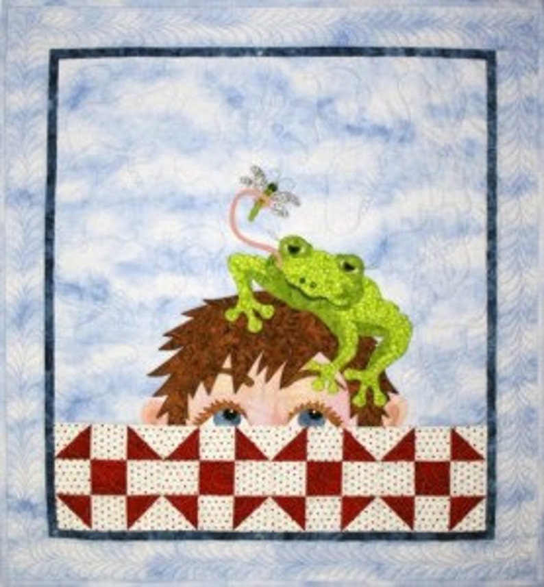 Quilt Book Pattern only Frog Days of Summer