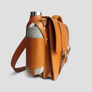Messenger Bag With Water Bottle Holder Etsy Canada