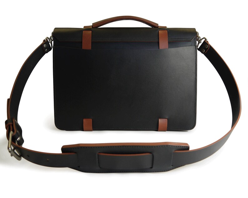 16 Large Men's Messenger Bag With Front Straps Etsy