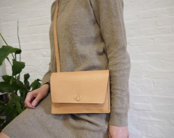 Women's small shoulder bag - full grain bridle leather