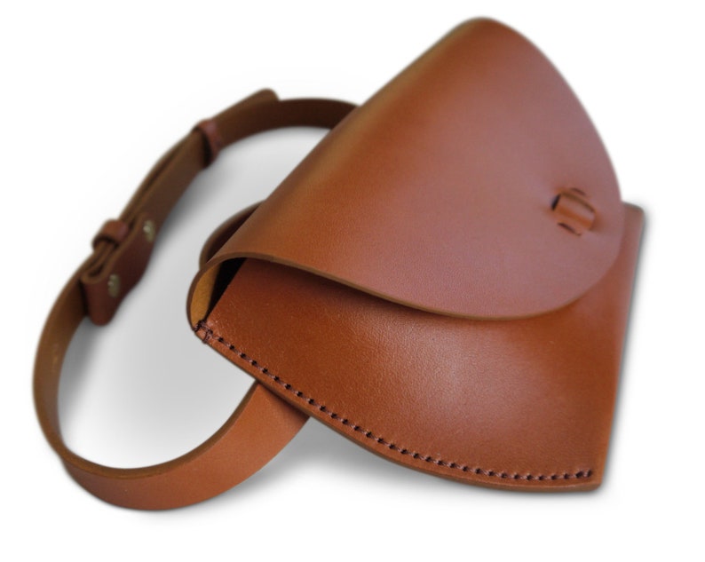 Handmade Women's Leather Belt Bag / Waist Bag / Hip Bag Handmade in the US from Vegetable Tanned Leather More colors avaliable image 6