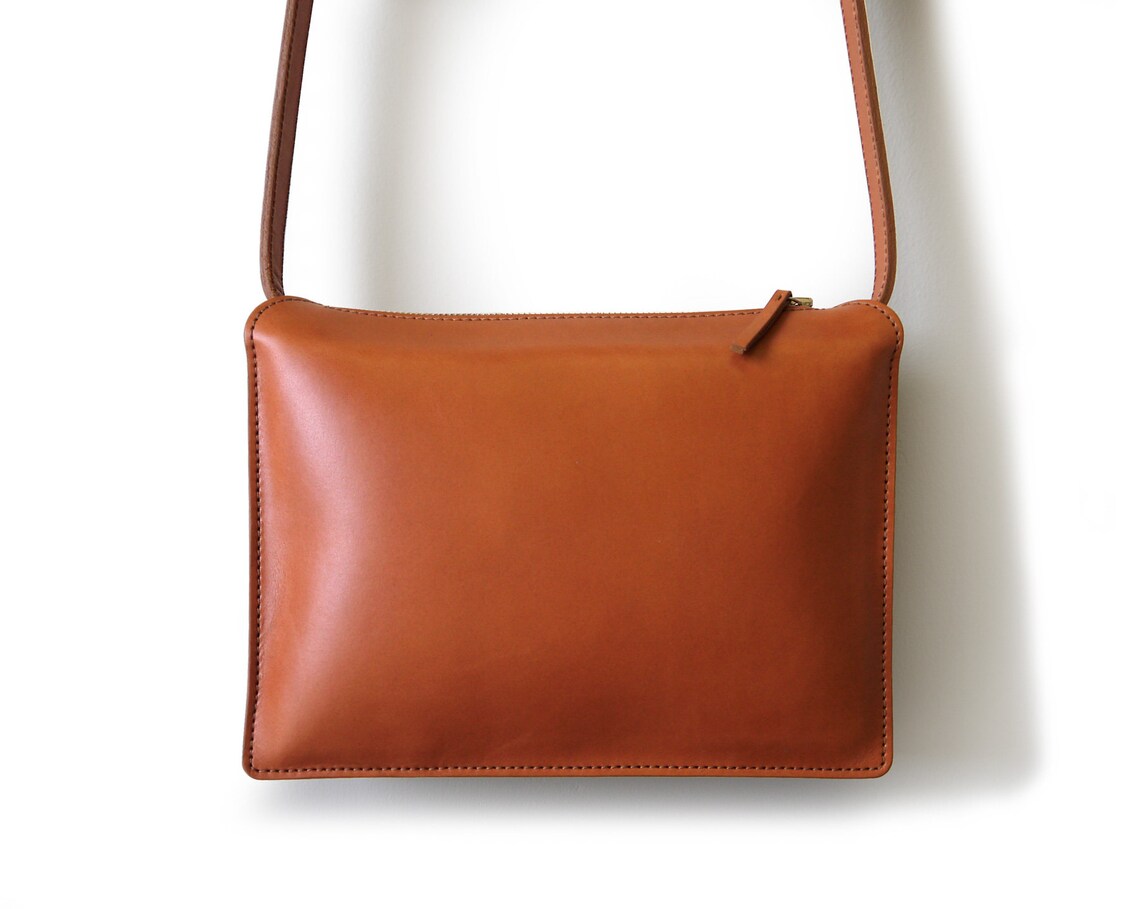 Womens Minimal Shoulder Bag Etsy
