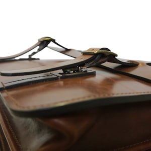 Men's Full Grain Harness Leather Classic Briefcase / - Etsy