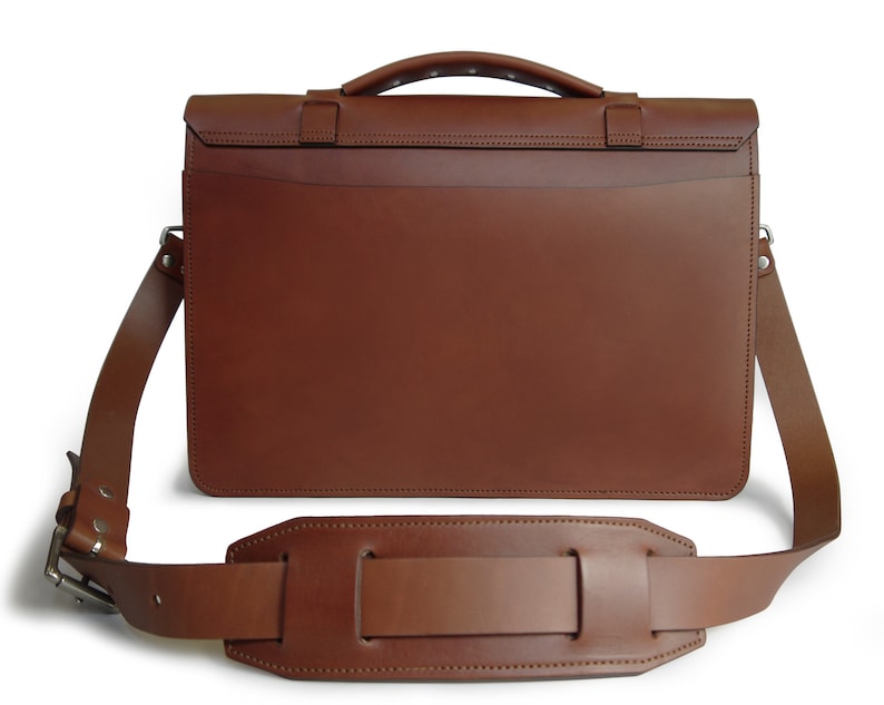 Medium Brown Messenger Bag / Briefcase One Large Single - Etsy