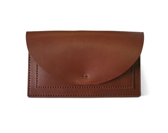 Women's full grain leather wallet - small
