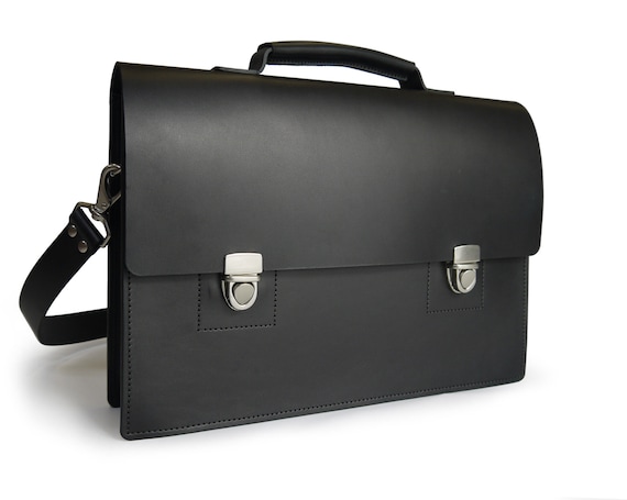 vegetable tanned leather messenger bag