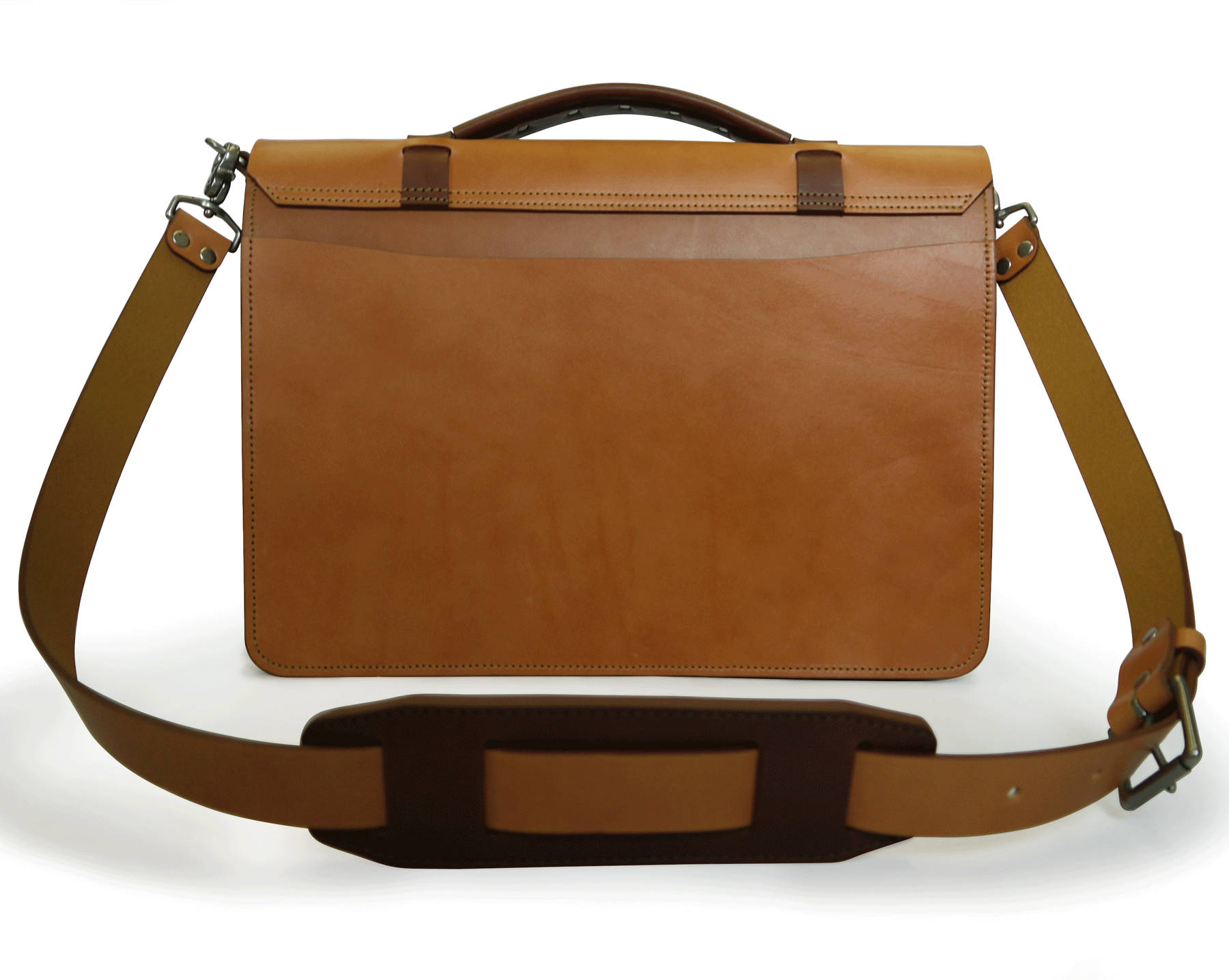 Classic Messenger Bag Two compartments Etsy