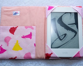 Kindle Paperwhite 7 Fabric cover, Princess Pink Kindle case