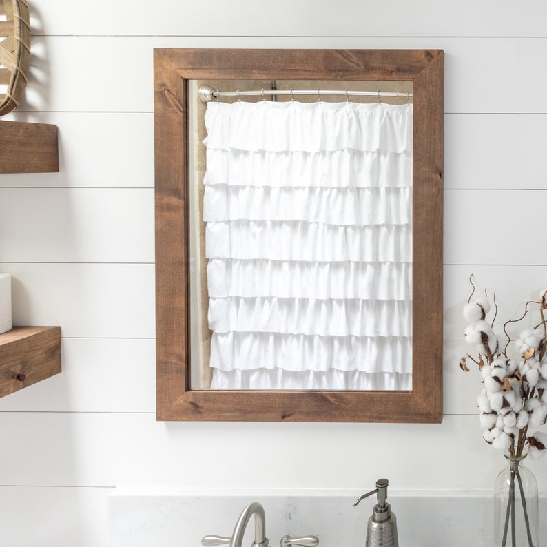 Farmhouse Bathroom Vanity Mirror 24 x 31 Etsy