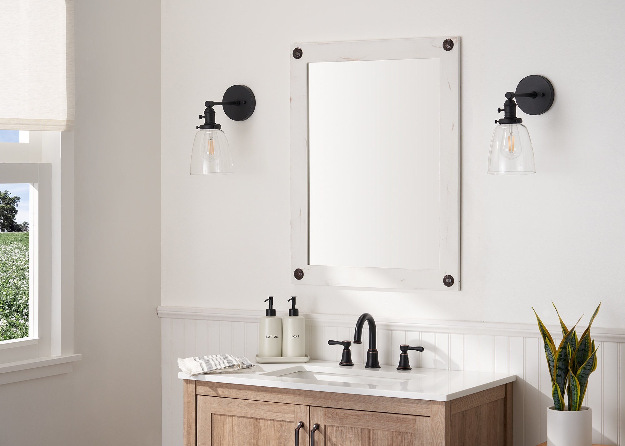 Farmhouse Bathroom Vanity Mirror 24
