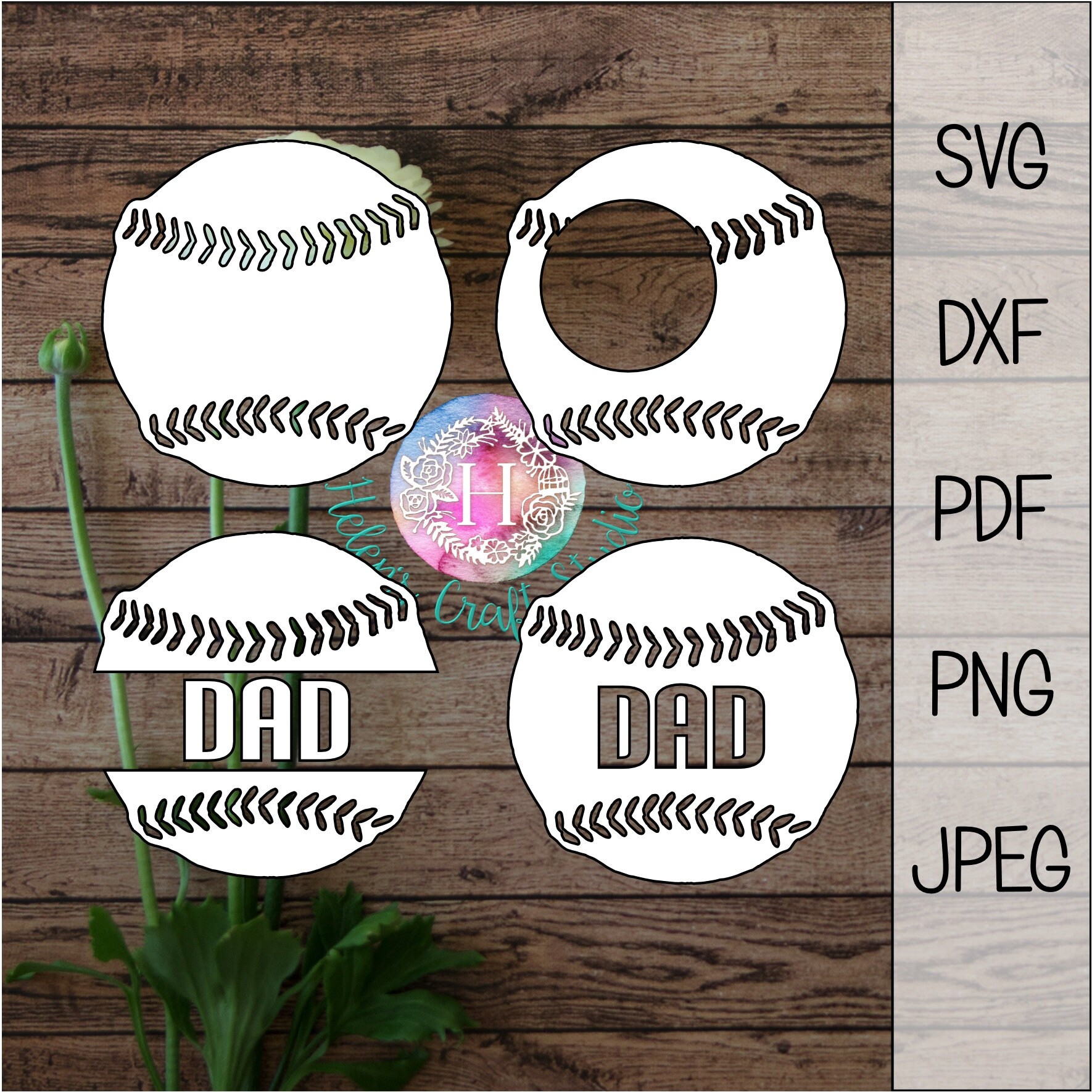 Download Fichier de coupe baseball SVG / silhouette studio et ...