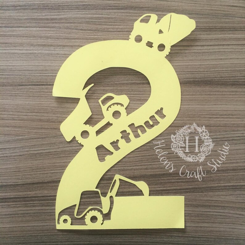Download Construction 2nd birthday SVG cutting file and DXF file ...