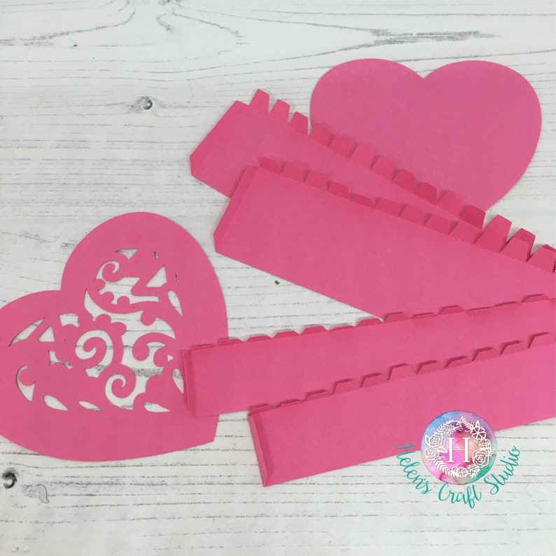 Svgcuts aflame Heart box SVG cutting file / valentines Gift box svg file / | Etsy