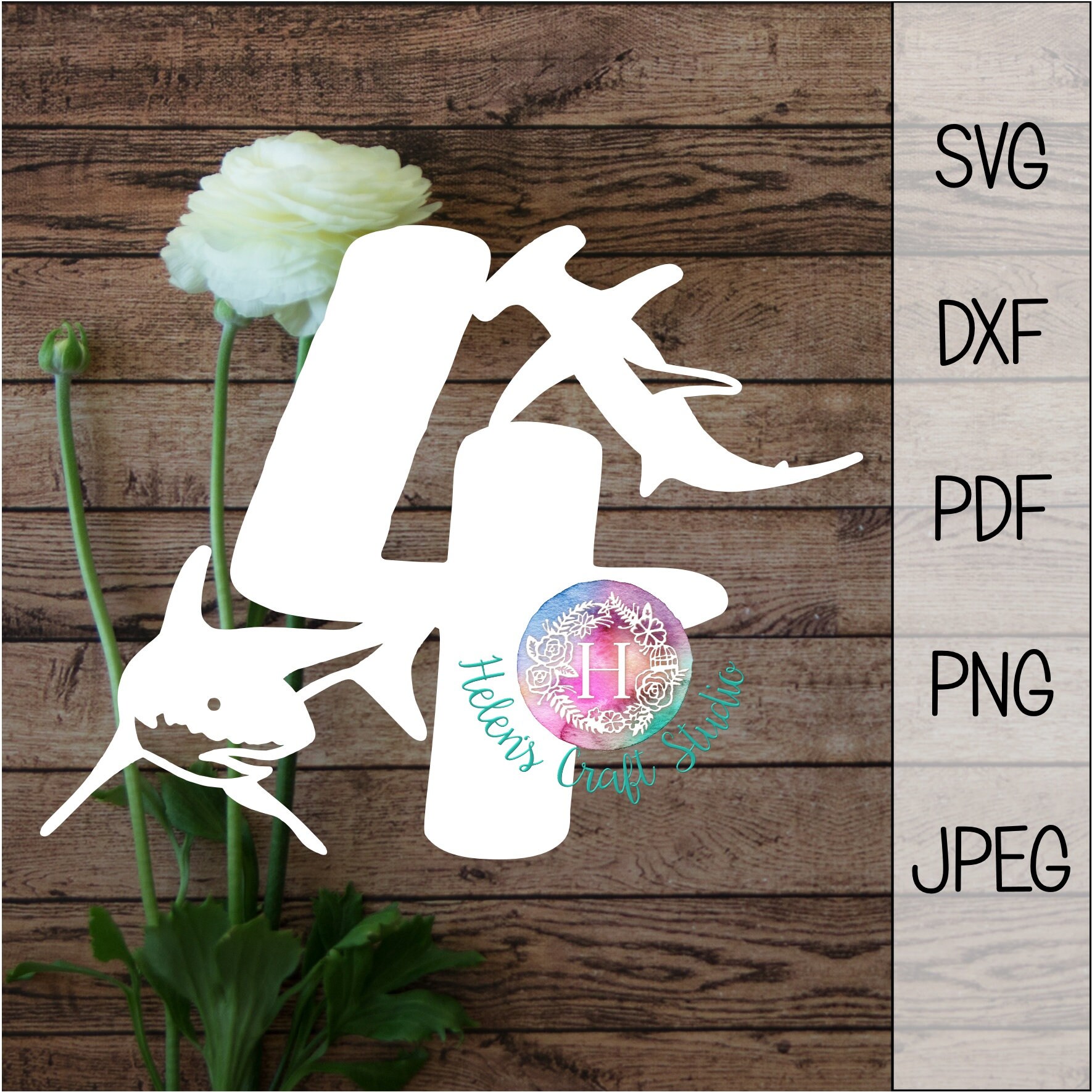 Download Shark SVG fish svg shark cut file and clipart for 4th | Etsy
