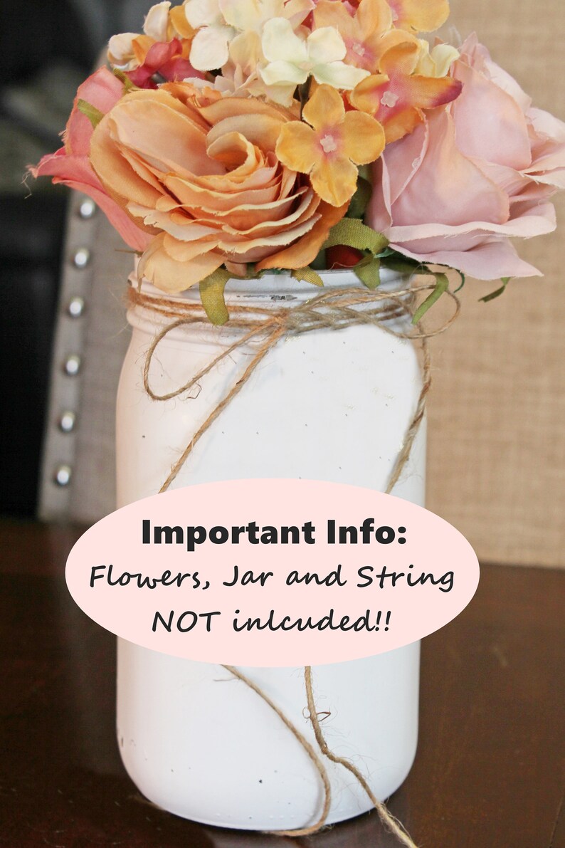 50th Birthday Decorations / Rustic 50th Mason Jar Centerpiece Etsy