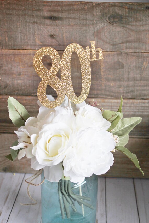 80th Birthday Decorations For Him 80th Birthday Decorations Etsy