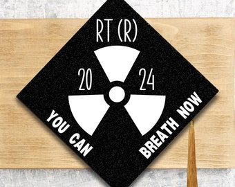 2024 Graduation Rad Tech Cap Topper / Radiology Graduation Cap / Custom Medical Cap Topper Cover / It's Been Rad / Personalize