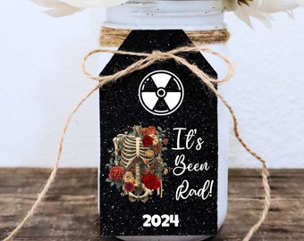 2024 Graduation Centerpiece Tags / Psychologist Graduation Party Decor / Its Been Rad / Therapy Decorations / Personalized