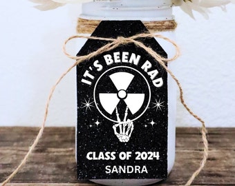 2024 Graduation Centerpiece Tags / Psychologist Graduation Party Decor / Its Been Rad / Therapy Decorations / Personalized