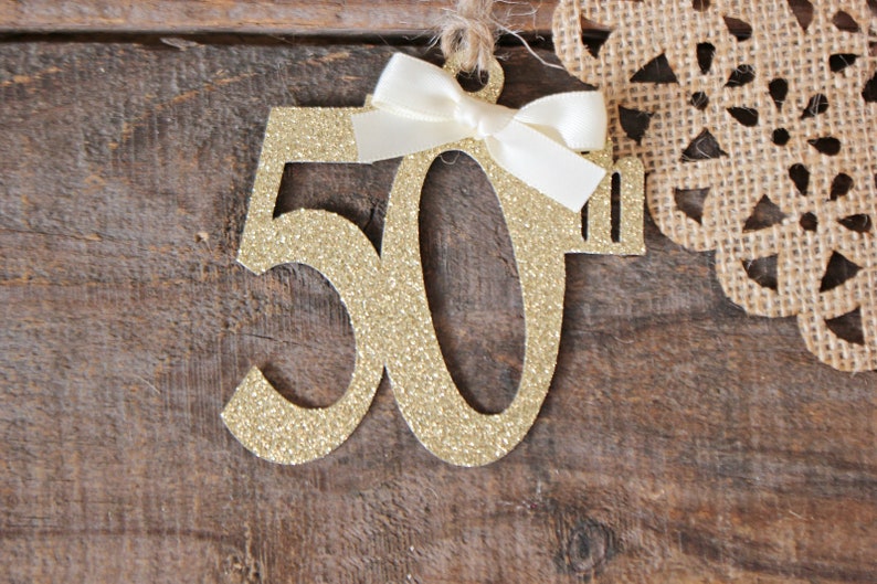50th Birthday Party Decorations 50th Anniversary Decor Etsy