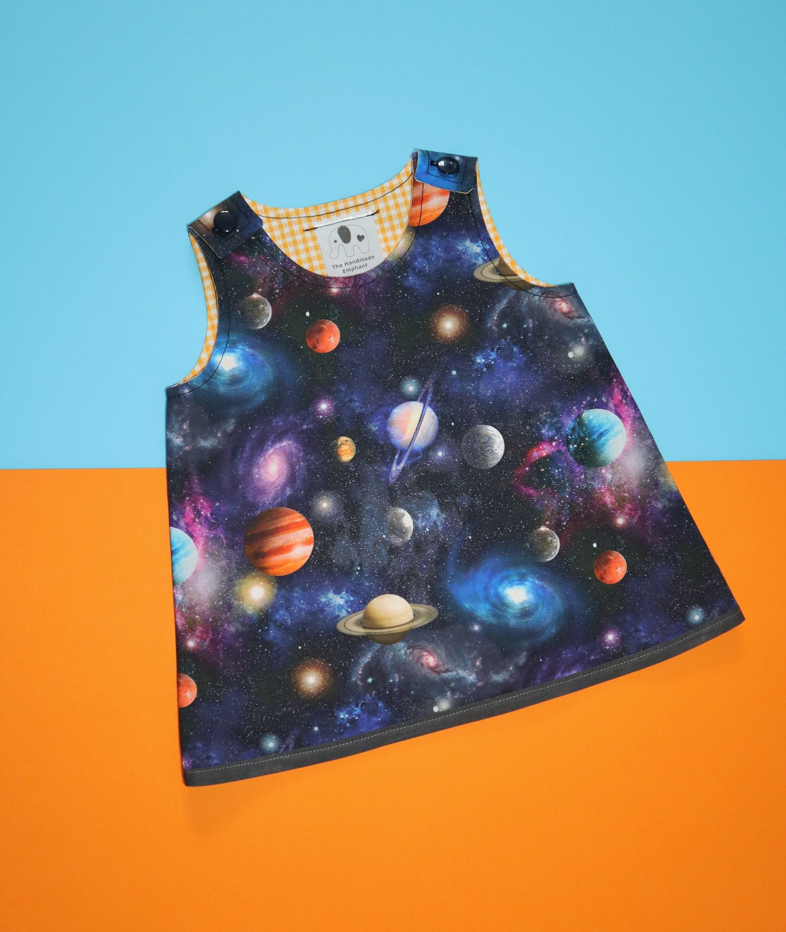 Solar System Print Aline Dress Etsy