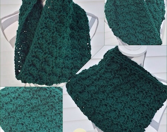 PDF *Crochet Pattern*|Bumpy Shells Cowl|Textured Cowl |Crochet Cowl Pattern|Neck Warmer|Crochet Scarf|Snood