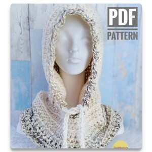 Magdelene Hooded Cowl | Hooded Cowl | Winter Hood l | Hood and Cowl | Warm Hood | Unisex Fashion | Winter Accessory