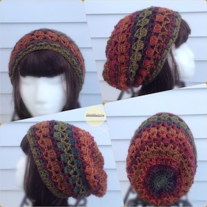 PDF *Crochet Pattern*|The Unforgettable Slouchy|Spring Slouchy|Summer Hat|Slouchy Beanie|Light Weight Hat Pattern