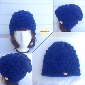 PDF *Crochet Pattern*|Bumpy Shells Slouchy|Textured Hat Pattern|Crochet Hat Pattern|Unique Crochet Hat Pattern