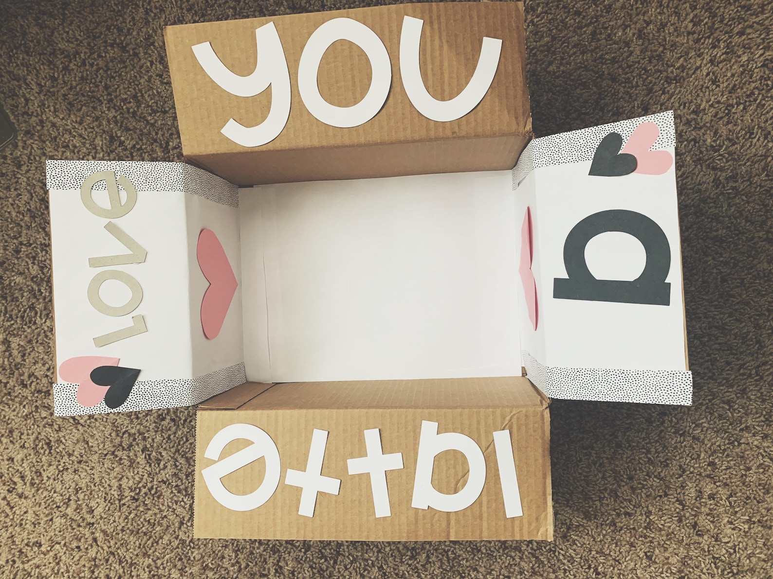 Custom Care Package BOX ONLY Etsy