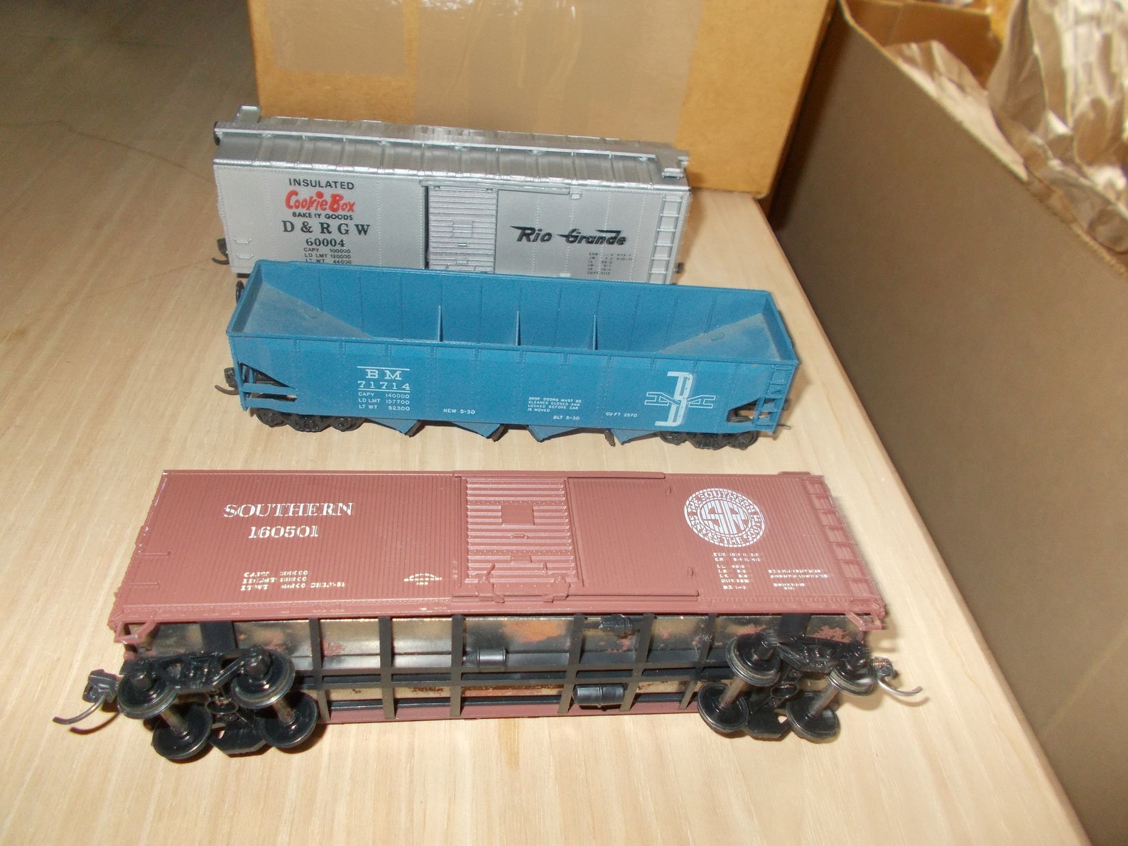 3 HO Scale Electric Train Cars by Tyco Nice Shape D&RGW Etsy