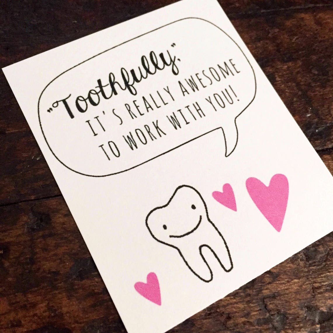 Printable Dental Valentine, Dental Assistant Card, Dental Valentine's
