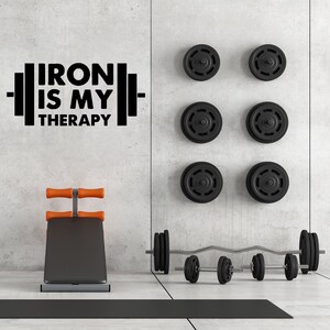 Bodybuilding Wall Gym Vinyl Sticker - Fitness Decor Workout Decal - Bodybuild Bodybuilder Quote Decals - Bodibuilding Training Sport Murals