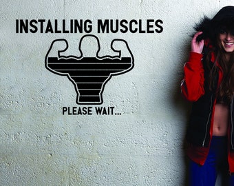 Décalcomanie murale en vinyle pour salle de sport - Stickers sportifs motivants inspirants Citations pour salle de sport Stickers Beast Mode