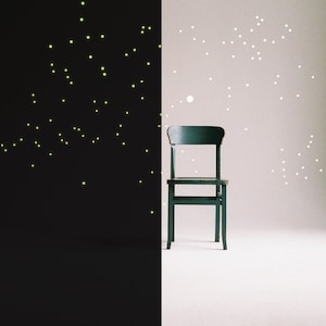 Night Glowing Star Wall Stickers - Glow In The Dark Stars Art Vinyl Decals Luminescent Luminous Light Effect Constellations Ceiling Sticker