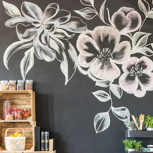 Chalkboard Wall Sticker - Large Chalk Board Decal For Kitchen Classroom Door Menu Decor - Adhesive Blackboard Roll - Kids Black Stick Vinyl