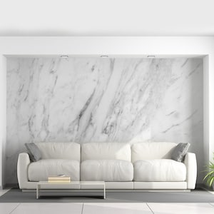 Marble Vinyl Wallpaper Sticker - Peel Stick Wall Paper Wrap Decal - Stone Effect Self Adhesive Sticky Roll For Covering Kitchen Stickers