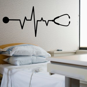 Emt Paramedic Wall Sticker - Medical Hospital Nurse Vinyl Decal Gift - Ambulance Doctor Laptop Stickers - Medic Symbol Car Bumper Decals
