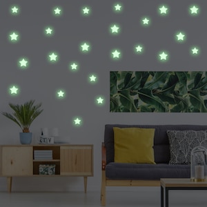 850 pcs Glow In The Dark Stars Stickers - The Star Glowing Ceiling Decals For Wall Room Kids  Decor - Night Light Sky Realistic Stars Stick