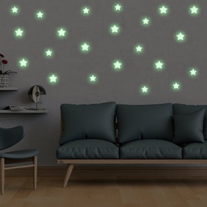 850 pcs Glow In The Dark Stars Stickers - The Star Glowing Ceiling Decals For Wall Room Kids  Decor - Night Light Sky Realistic Stars Stick