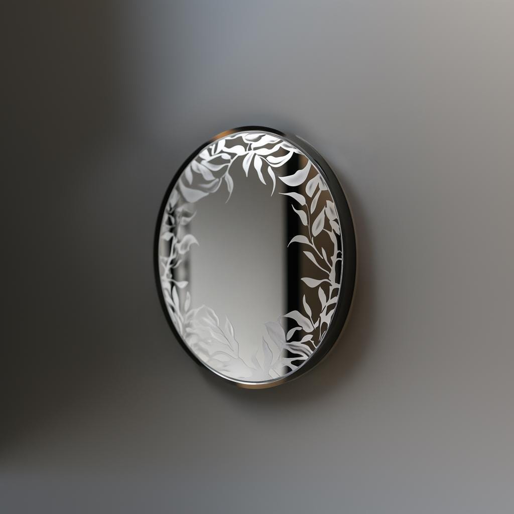 Custom Etched Mirror Decal | Personalized Frosted Film Sticker | Decorative  Sandblasted Look | Elegant Mirror Art for Home \u0026 Office - Etsy, image size:1024x1024