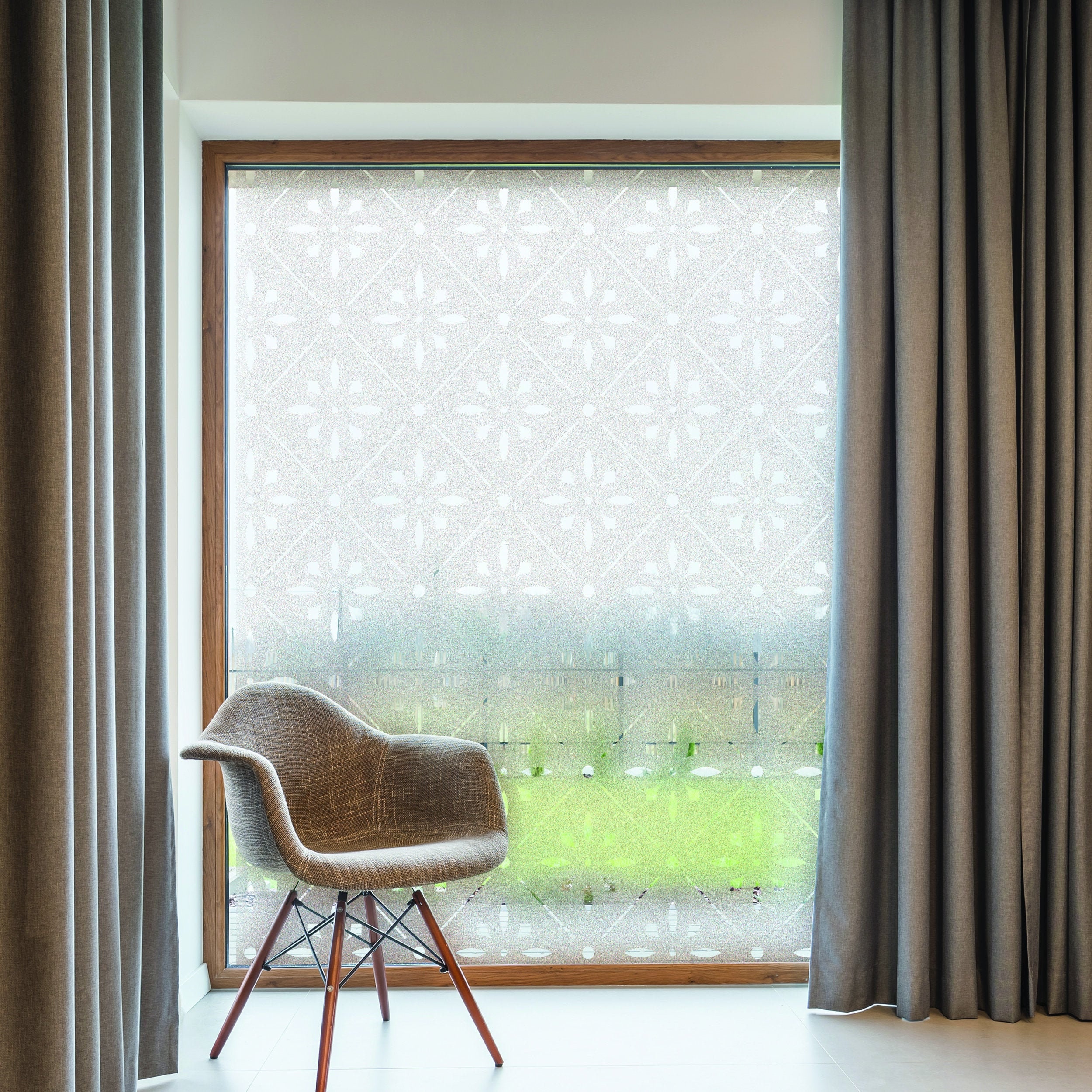 Decorative on sale privacy glass