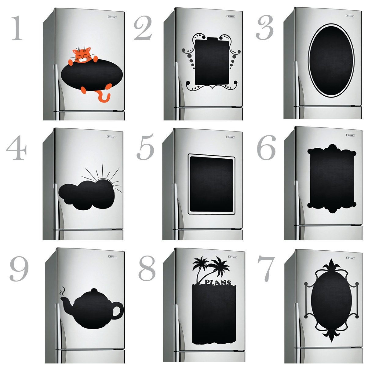 Kitchen Sticker Black Letter Removable Cooking Wall - Temu