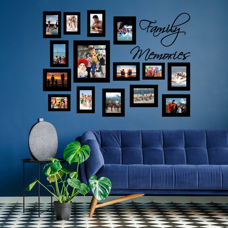 Wall Frame Sticker Picture Frames Stickers Photo Vinyl Etsy